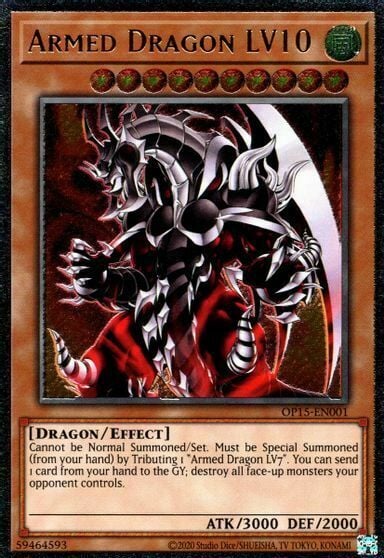 Armed Dragon LV10 Card Front