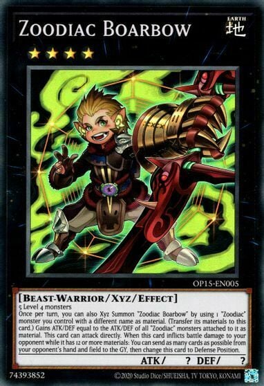 Zoodiac Boarbow Card Front