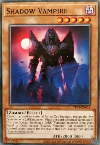 Shadow Vampire Card Front