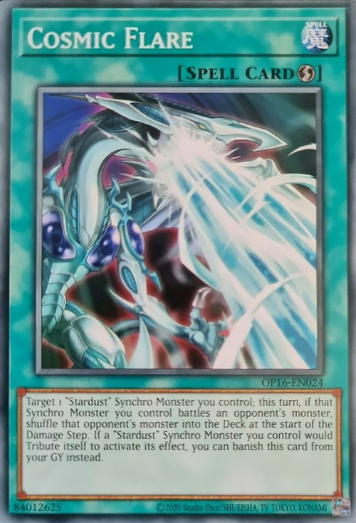 Cosmic Flare Card Front
