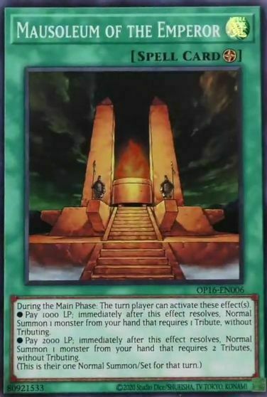 Mausoleum of the Emperor Card Front