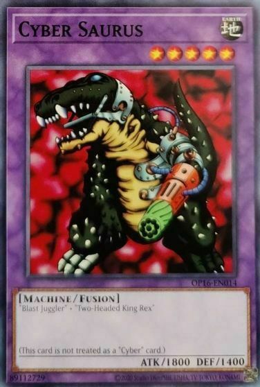 Cyber Saurus Card Front