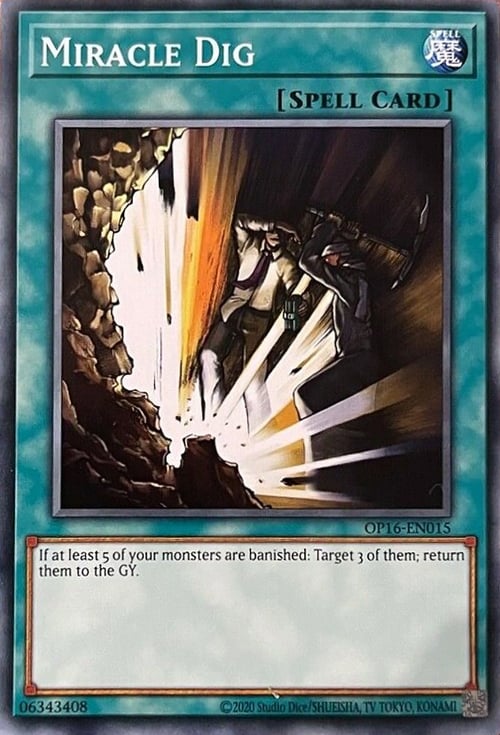 Miracle Dig Card Front