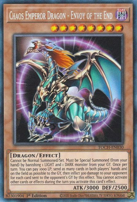 Drago Imperatore del Chaos - Emissario della Fine Card Front