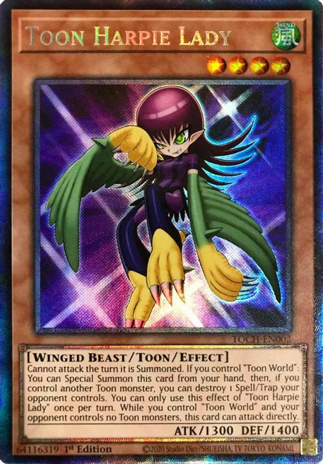Toon Harpie Lady Card Front
