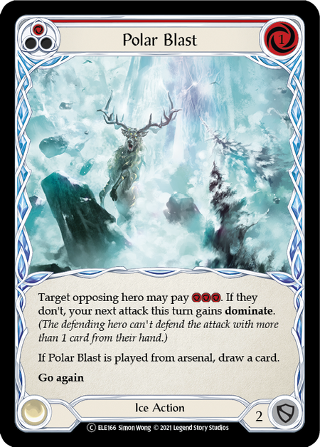 Polar Blast (Red) Card Front