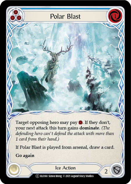 Polar Blast - Blue Card Front