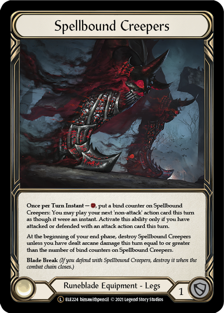 Spellbound Creepers Card Front