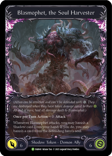 Blasmophet, the Soul Harvester Card Front