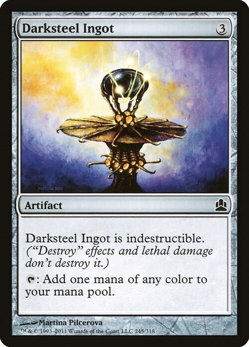 Lingotto di Darksteel Card Front
