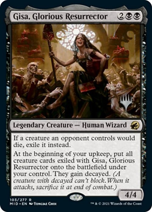 Gisa, Glorious Resurrector Card Front