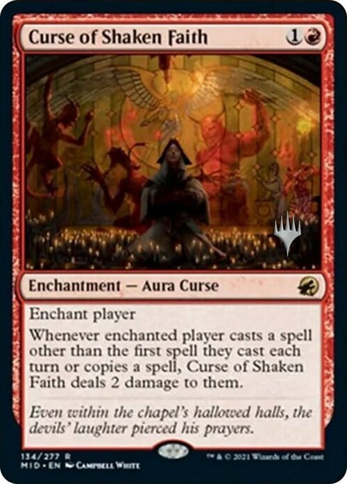 Curse of Shaken Faith Card Front