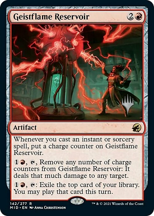 Geistflame Reservoir Card Front
