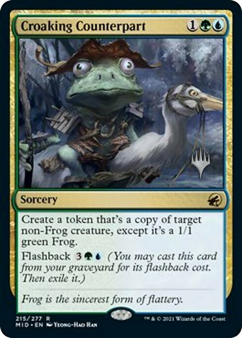 Croaking Counterpart Card Front