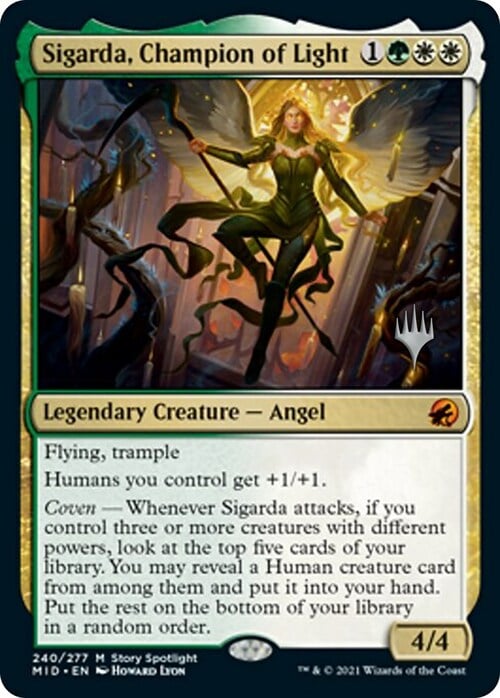 Sigarda, Champion of Light Card Front
