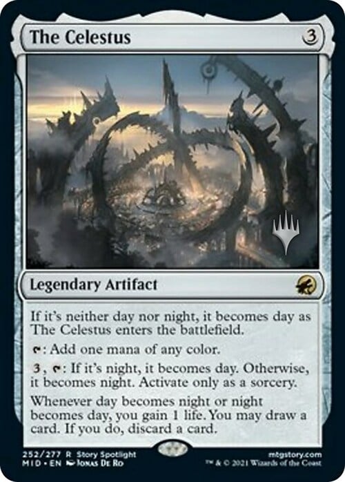 The Celestus Card Front