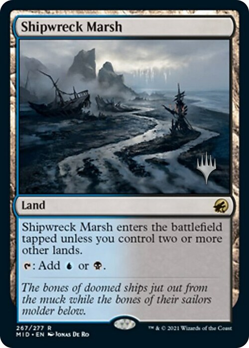 Shipwreck Marsh Card Front