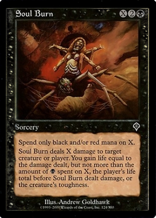 Soul Burn Card Front