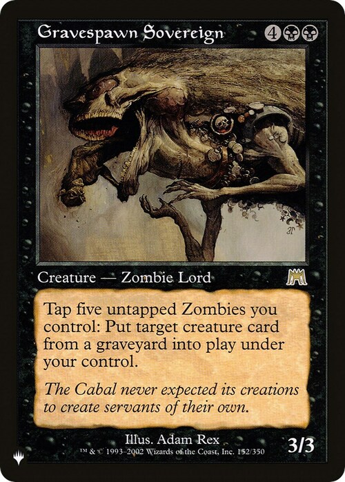Gravespawn Sovereign Card Front