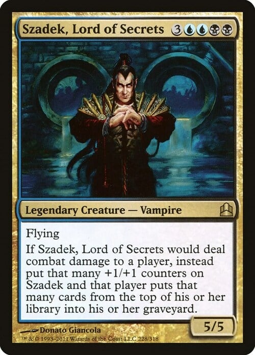 Szadek, Lord of Secrets Card Front