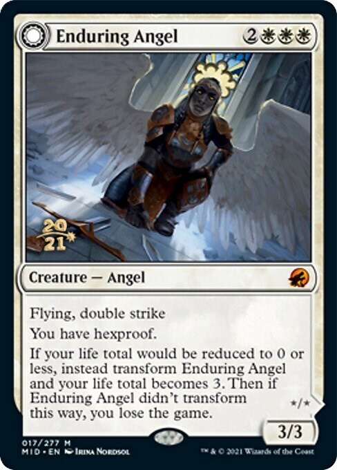 Enduring Angel // Angelic Enforcer Card Front