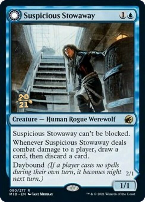 Suspicious Stowaway // Seafaring Werewolf Frente