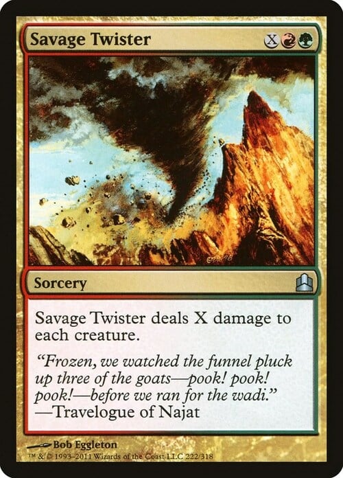 Savage Twister Card Front