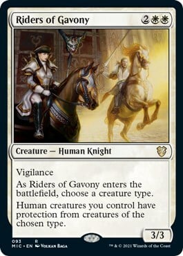 Riders of Gavony Card Front