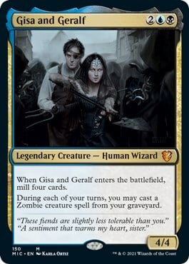 Gisa and Geralf Card Front