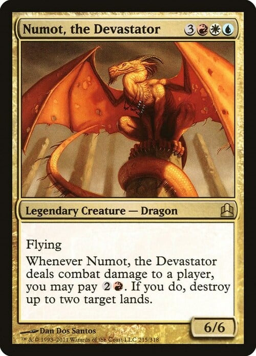 Numot, il Devastatore Card Front