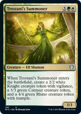 Trostani's Summoner Card Front