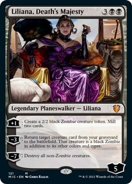 Liliana, majestad de la muerte Frente