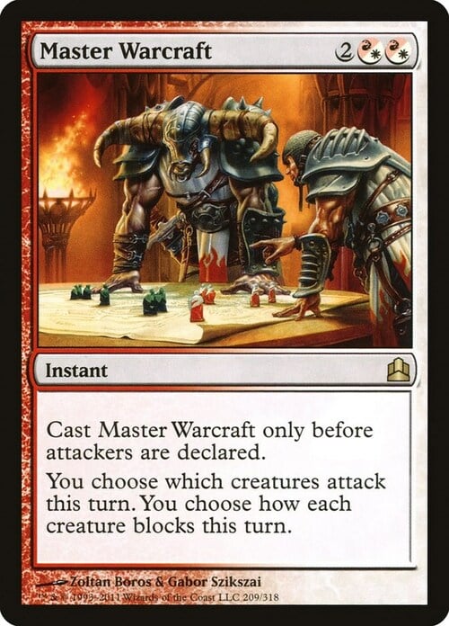 Master Warcraft Card Front