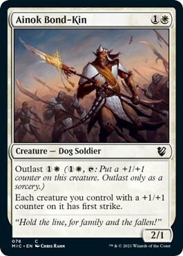 Ainok Bond-Kin Card Front