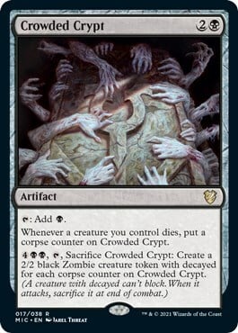Crowded Crypt Card Front