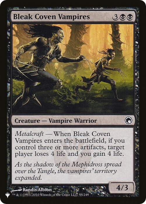 Bleak Coven Vampires Card Front
