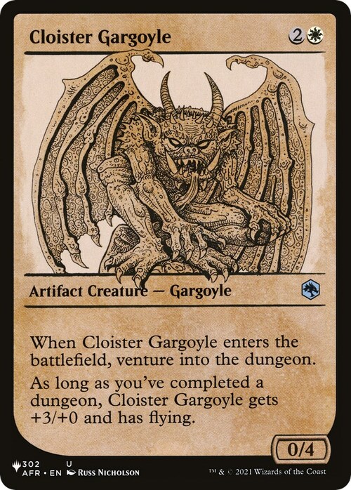 Cloister Gargoyle Card Front
