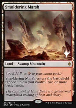 Smoldering Marsh Card Front