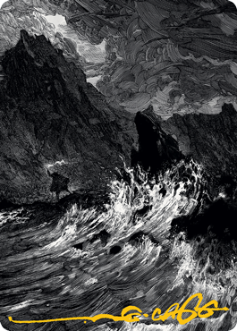 Art Series: Island Art Card Front