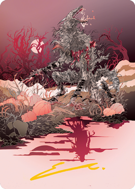 Art Series: Arlinn, the Moon's Fury Card Front