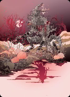 Art Series: Arlinn, the Moon's Fury Card Front