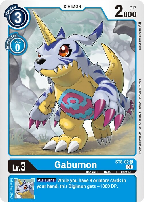 Gabumon Card Front