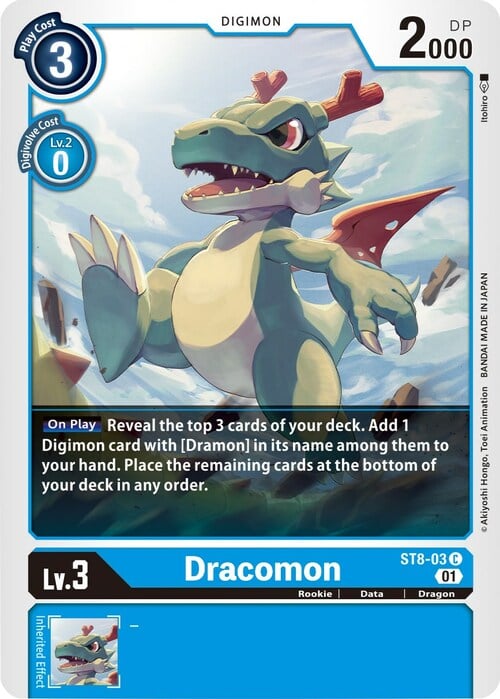 Dracomon Card Front