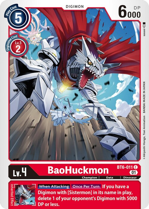 BaoHuckmon Card Front