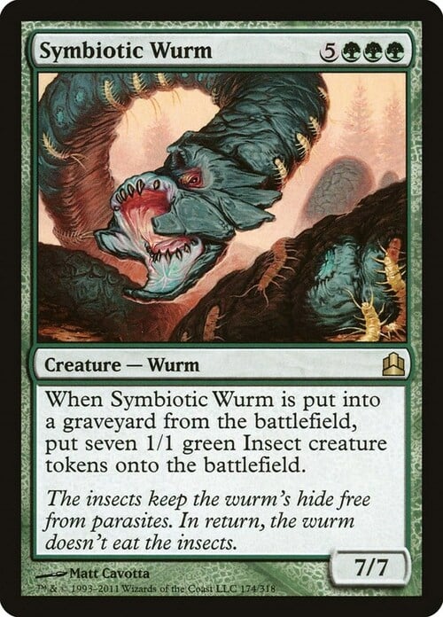 Symbiotic Wurm Card Front