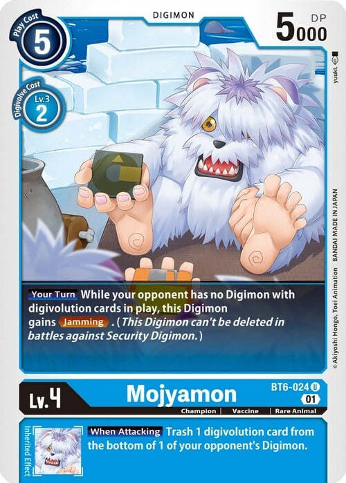 Mojyamon Card Front