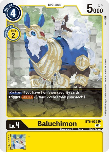Baluchimon Card Front