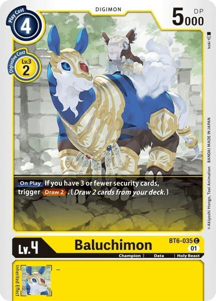 Baluchimon Card Front
