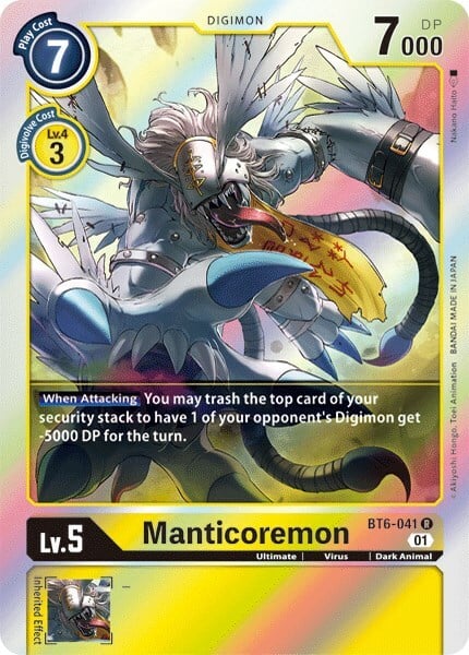 Manticoremon Card Front