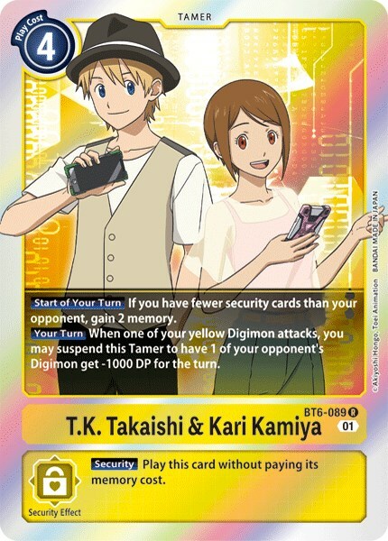 T.K. Takaishi & Kari Kamiya Card Front
